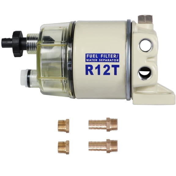 CSYANXING Marine Fuel Water Separator R12T S3240 18-7947 17670ZW1030GH M18 X 1.5 Center Thread Direct Replacement