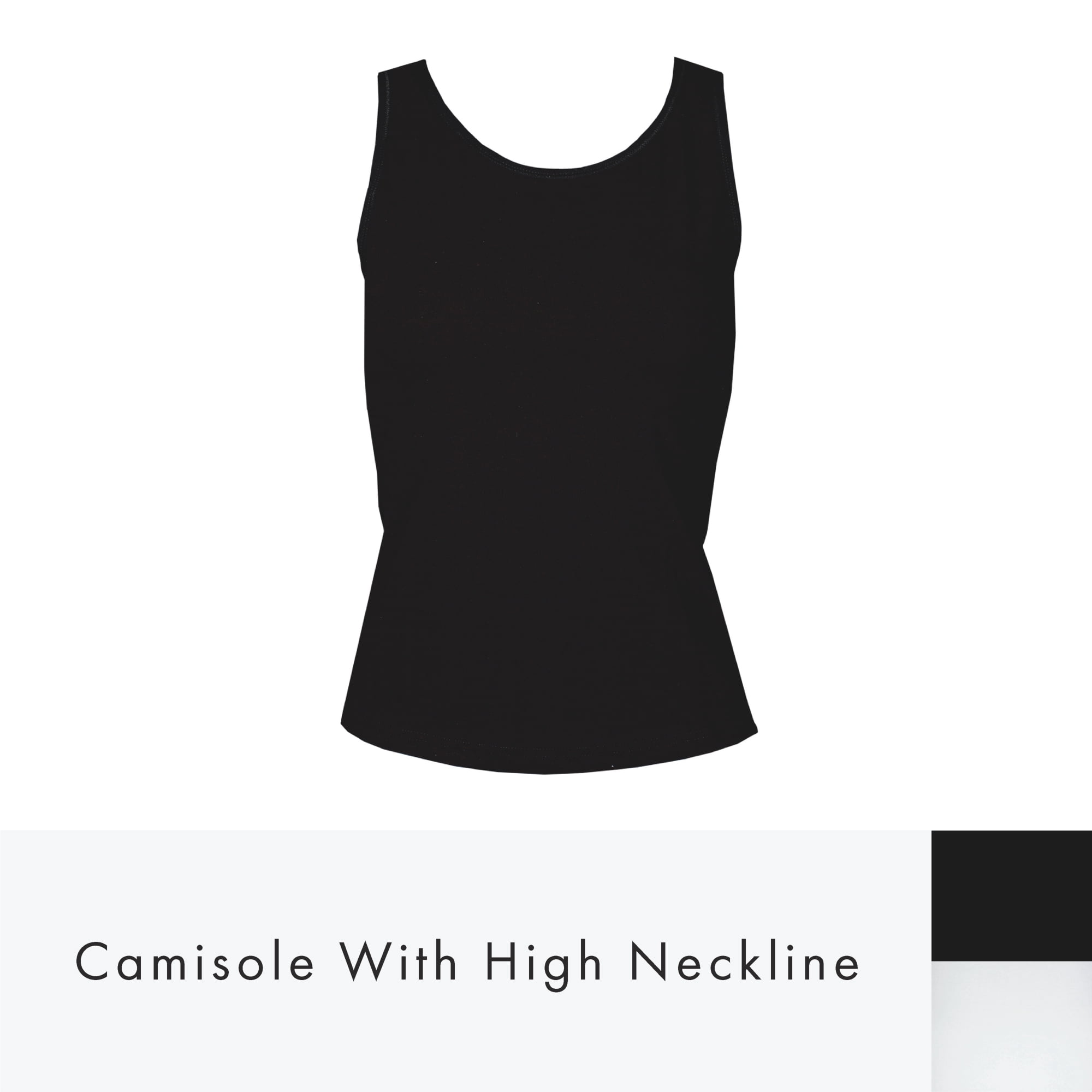 Elita Women's Camisole with High Neckline