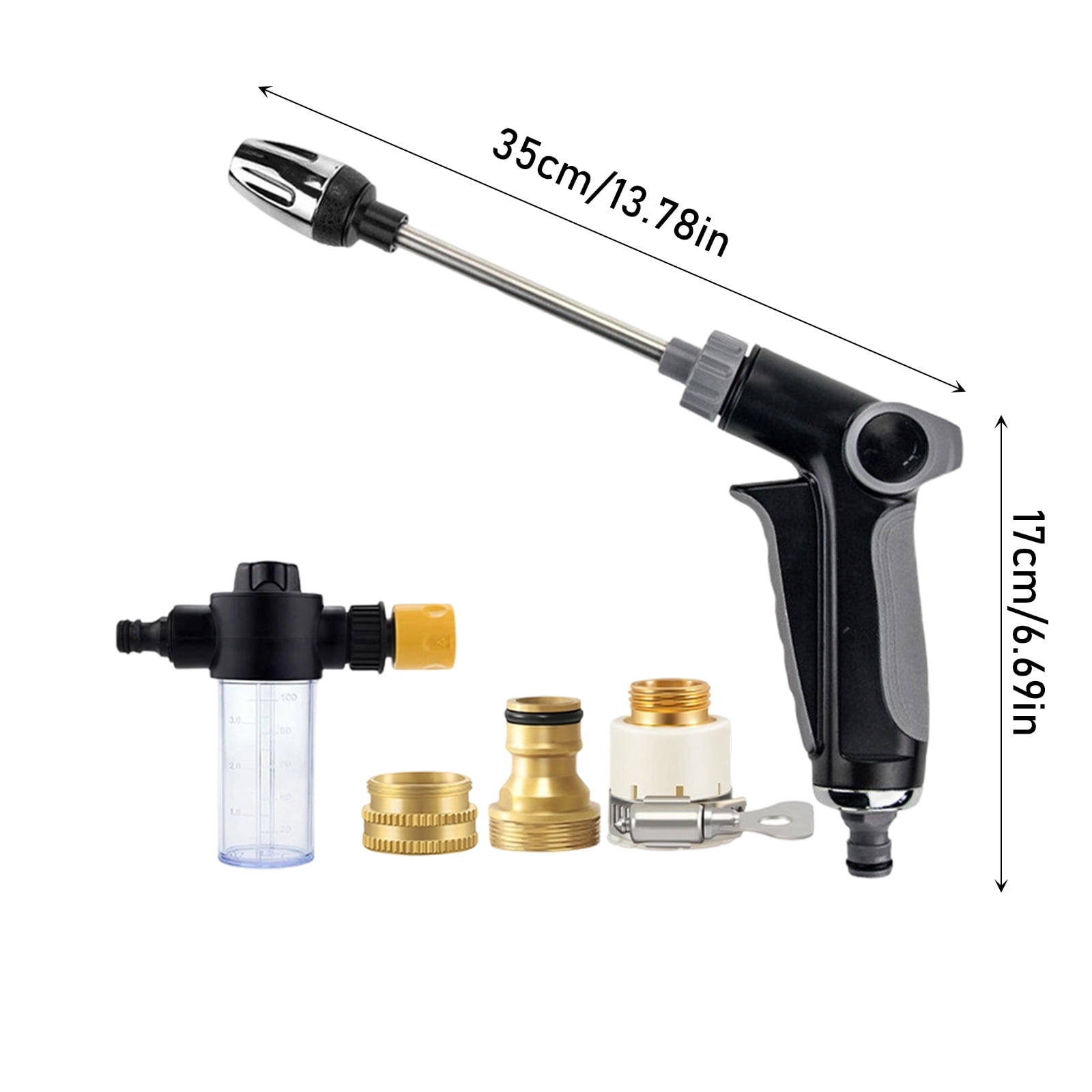 Aquoxis Pressure Washer - 15x More Powerful Than Hoses, Handheld Power Washer, with 360° Rotating for Three Spray Modes, Effortless Dirt & Stain Removal.