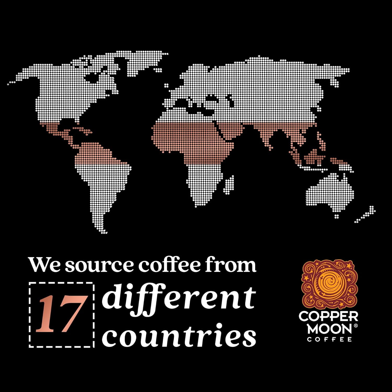 Copper Moon Single Serve Coffee Pods for Keurig K-Cup Brewers, Medium Roast, Tropical Coconut Blend, 72 Count