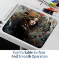thumbnail image 6 of Bohemian Gaming Mousepad Mouse Mat Desk Mat - Square, 8.3x9.8 Inch, Non-Slip Rubber Bottom, Printed, Suitable for Office and Gaming, 6 of 6