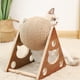 thumbnail image 4 of Bola De Cuerda De Sisal, Juguete Para Gatos, Marco De Escalada Para Gatos, Juguete Para Mascotas, Juego Interactivo, Herramienta Para Rascar, Estante De Madera Speravity  PT002423-01, 4 of 6