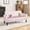 Pink, variant on Coewske 62''W  Tufted Linen Fabric Sofa Couch Loveseat w/ 2 USB Charger Ports & Cup Holders Pink