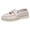 E, variant on Rokment Women's Fringe Slip on Penny Loafers Suede Tassel Platform Chunky Low Heel Ballet Flat Oxfords Boho Beach Casual Fashion Walking Dress Shoes A Size 6