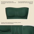 thumbnail image 3 of Full Bust Strapless Bra for Seamless Push Up Comfortable Support with Grip Band Bra Strapless for Women Back Less Bra Padded Underwire Bra, 3 of 5