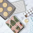 thumbnail image 5 of Yayeee Pot Holders Kitchen Heat Resistant with Pocket 7"x9.8" Cotton Oven Cooking Hot Pads, Stripes Trees, 5 of 7
