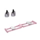 thumbnail image 5 of Equipo de ejercicio para piernas, plegable, resistente, para uso doméstico, ejercitador de músculos del suelo pélvico. Rosa, 5 of 9