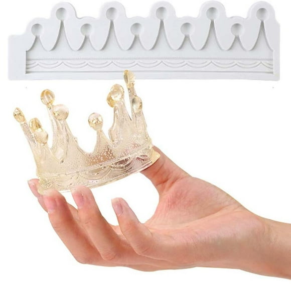 Crown Shape Silicone Fondant Molds 3D Chocolate Mold Sugarcraft Candy Mould Mousse Cake Decorating Tools