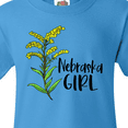 thumbnail image 4 of Inktastic Nebraska Girl Goldenrod Flower Youth T-Shirt, 4 of 5