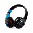 thumbnail image 2 of Auriculares Bluetooth sobre la oreja auriculares inalámbricos estéreo orejeras de cuero suave micrófono incorporado para PC/teléfonos móviles/tv, 2 of 2