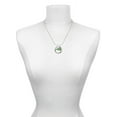 thumbnail image 3 of Delight Jewelry Acrylic 3/4" Green Cheer Megaphone Hero Ring Charm Necklace, 18", 3 of 4