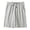 Grey, variant on SUYIDA Women's Heavyweight Straight Leg Five Point Shorts Loose Fit Solid Color Casual Summer Style Versatile Everyday Wear Breathable Soft With Elastic Waistband High