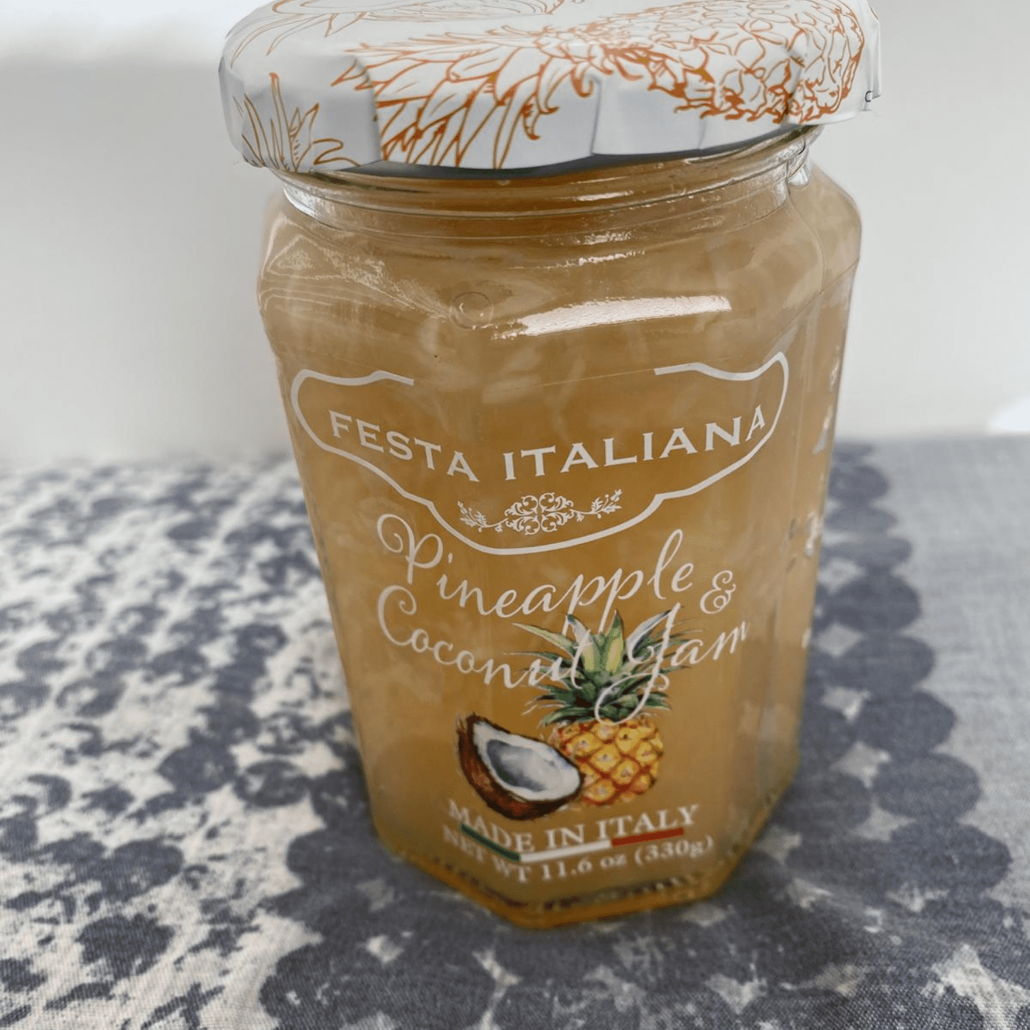Festa Italiana Pineapple & Coconut Jam 11.6 oz