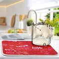 thumbnail image 5 of GZHJMY Love Letter Dish Drying Mat for Kitchen Counter,Super Quick Absorbent Composite Sponge Dish Drying Pad,Heat Resistant Non-Slip Rack Tableware Mat (18x24Inch)for Dishes Coffee Machine Dish Rac, 5 of 7