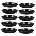 thumbnail image 4 of BESTONZON Round Plant Pot Water Trays Black Plastic Home Gardening 10Pcs, 4 of 8