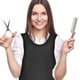 thumbnail image 4 of 1 delantal de barbero profesional con bolsillos, capa impermeable para peluquero (negro), 4 of 5