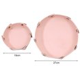 thumbnail image 4 of Paokuoon Faux Leather Storage Box Foldable Storage Tray 2Pcs Faux Leather Desktop Box for Cosmetics Keys and Jewelry Enhances Home Decor, 4 of 7