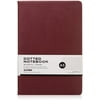 Alfion Dotted Journal Notebook Grid A5 Hardcover (Maroon)