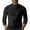 6# Black, variant on Cyglowse Men's Long Sleeve Undershirt Thermal Mock Turtleneck Soft Stretchy Base Layer Shirt for Everyday Wear Tops White XL