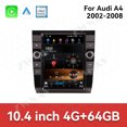 thumbnail image 2 of ZWNAV 10.4 inch Android 13 Tesla Style For Audi A4 2002-2008 Car GPS Navigation Carplay Auto Radio Stereo Multimedia Player Head Unit, 2 of 14