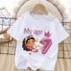 thumbnail image 2 of Gabbys camiseta de casas de muñecas para niños, ropa con números de feliz cumpleaños, camisetas cortas de verano, ropa para niños, regalo de fiesta, 2 of 5