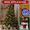 thumbnail image 6 of Uxcell Acrylic Ornament Blanks Round Keychain Blanks with Holes for Daily DIY Projects 15 Pcs Clear 3", 6 of 6