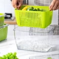 thumbnail image 3 of Organizador de nevera Fresh Container LUXEAR Produce Saver, paquete de 3, 3 of 9