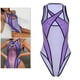 thumbnail image 3 of Mujeres ver a través de sin Patchwork Bodysuit una pieza Wear malla Hollow Swimsuit - L L BLESIY Body sin mangas, 3 of 8