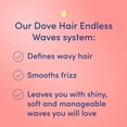 thumbnail image 7 of Dove Shampoo and Conditioner Set Sulfate Free - Endless Waves Curly Hair Shampoo and Conditioner, Wavy Hair Products, Anti-Frizz Hair Care, 20.4 Oz (2 Piece Set), 7 of 7
