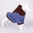 thumbnail image 5 of DOPI Pet Sweatshirt Dual-color Keep Warmth Two-leg Fashion Pet Dogs Cats Hoodie Costume for Autumn, 5 of 8