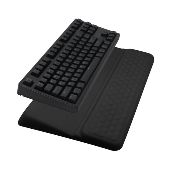 Soporte para teclado con reposamuñecas ergonómico CFHYZAZNCL negro