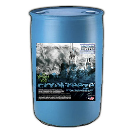 Cryo Freeze - Low Lying Ground Fog Machine Fluid - Stage and Studio Fog Juice - 55 Gallon