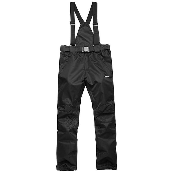 Winter Warm Snow Pants Cold Weather Waterproof Skiing Pants Trousers with Removable Suspenders for Men Women Skiing Snowboarding Shoveling