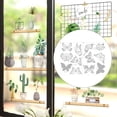 thumbnail image 4 of Bewildely Pegatinas de pájaros para ventana, prevención de golpes extraíble, pegatinas de vinilo autoadhesivas anticolisión para vidrio, decoración Decoración del hogar MariposasA1A2 Bewildely HA060858-01, 4 of 6