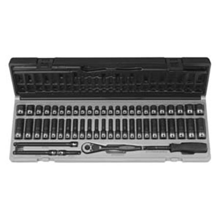 

Eagle 1/4 Drive 12 Point 53 Pieces Fract. and Metric Duo Socket Set