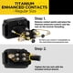 thumbnail image 5 of Aletas flexibles regulares con puntos de contacto con alas de titanio de Dogtra, 5 of 6