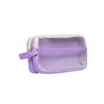 thumbnail image 2 of Large Capacity Transparent Pencil Case – Canvas Cloth, Rectangular Storage Pouch, Portable Water-Resistant, for Teens Campus Office, 2 of 9
