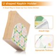 thumbnail image 5 of Yayeee Napkin Holder for Table Set of 2 Kitchen Paper Tissue Organization, Retro Yellow Stars, 5 of 8