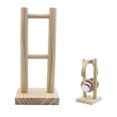 thumbnail image 4 of Soporte de madera para auriculares, soporte para auriculares, soporte de escritorio para auriculares, estante de almacenamiento, 4 of 7