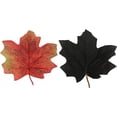 thumbnail image 5 of Morttic 2 Pcs Fall Maple Leaf Garland Hanging Black Fall Leaves Vine Artificial Autumn Garland Halloween Thanksgiving Decor for Home (Black&Orange), 5 of 8