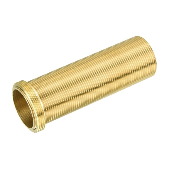 1 Pcs Faucet Extension Tubes, 4" x 1.44" Faucet Mount Extension Shank Handle Brass Basin Faucet Mounting