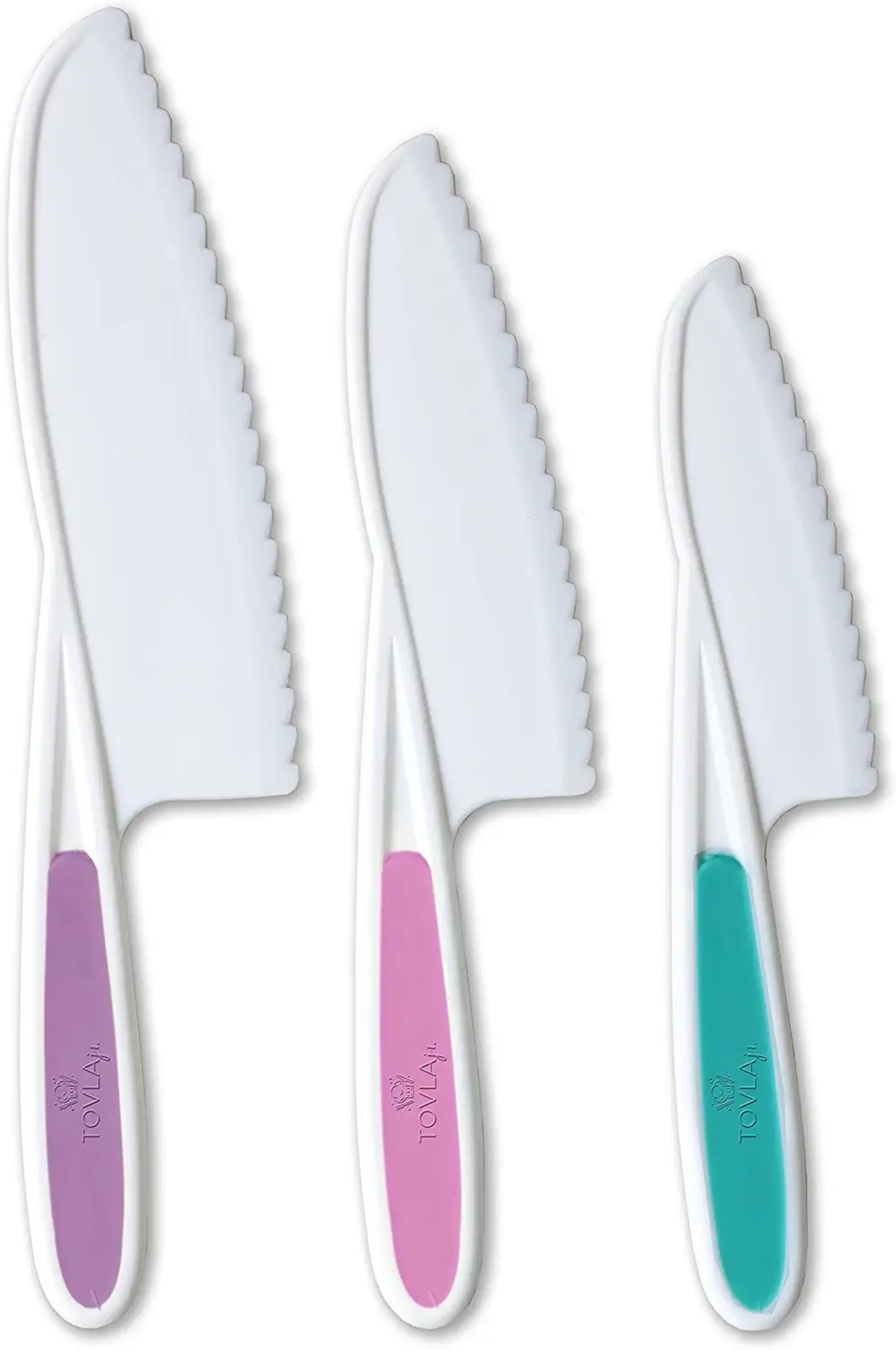  Mimi Nylon Kitchen Knife Set 3 Pieces Bundle with Joie Fruit  and Vegetable Wavy Chopper Knife, Stainless Steel Blade, Colors Vary :  Industrial & Scientific