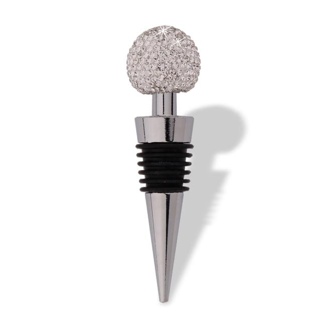 Bearachild Tapón de botella de vino, corcho decorativo de champán, bola divertida, tapa de boquilla a prueba de fugas, sellador de bebidas, barra de Barra de herramientas Blanco NO1 Bearachild HA008976-01