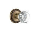 thumbnail image 7 of Grandeur Newchm_Psg_234 Newport Solid Brass Rose Passage Door Knob Set - Chrome, 7 of 7