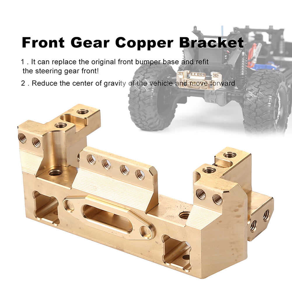 copper servo prepose front bumper mount for 1/10 TRAXXAS TRX4 TRX-4 crawler car 