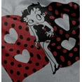 thumbnail image 4 of Betty Boop Retro Cartoon BB Hearts Youth T Shirt Tee Girls Infant Toddler Brisco Brands 3T, 4 of 5