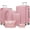 Light Pink, variant on 6 Piece Hardside Luggage Set with Duffel Bag, Expandable ABS Suitcases with TSA Lock and Spinner Wheels, Lightweight Travel Luggage Set 18 20 24 28 Inch, Purple