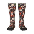 thumbnail image 2 of Picia Women Crew Soft Moisture-wicking Socks Winter Holiday Christmas Pattern Design Cotton Socks, One Size fit All, 2 of 9