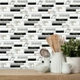 thumbnail image 2 of Sumhomie 9/45/90Pcs Tiles PVC Wall Sticker Kit Waterproof Furniture Decal Kitchen Wall Decor, 2 of 4