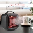 thumbnail image 3 of Calentador de cerámica Mini PTC para el hogar, máquina de ventilador caliente para el hogar, oficina, enchufe japonés, CA 100V, 3 of 8